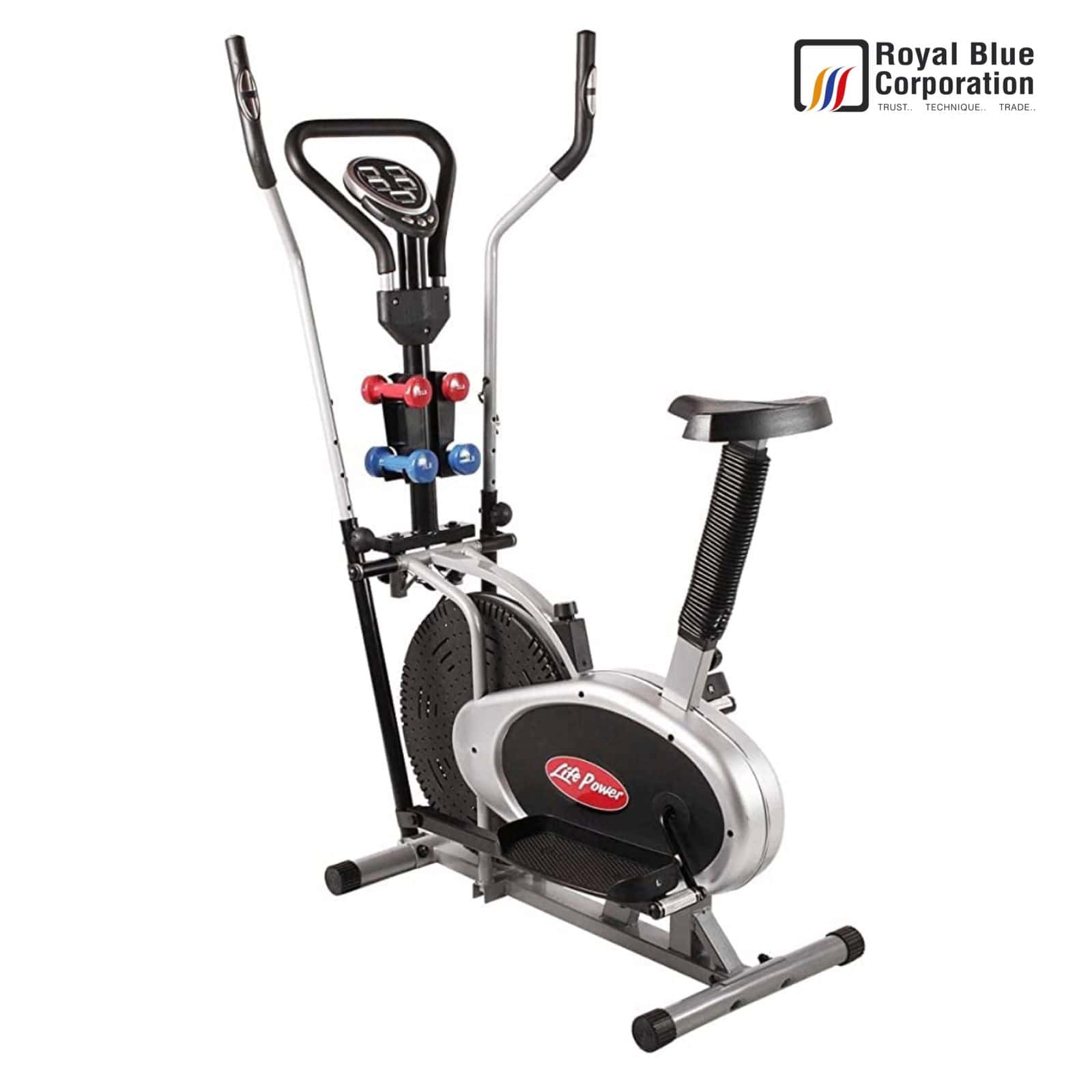 Image showcasing Orbitrek Elliptical Cross Trainer MultiFunction Life Fitness 3 in 1